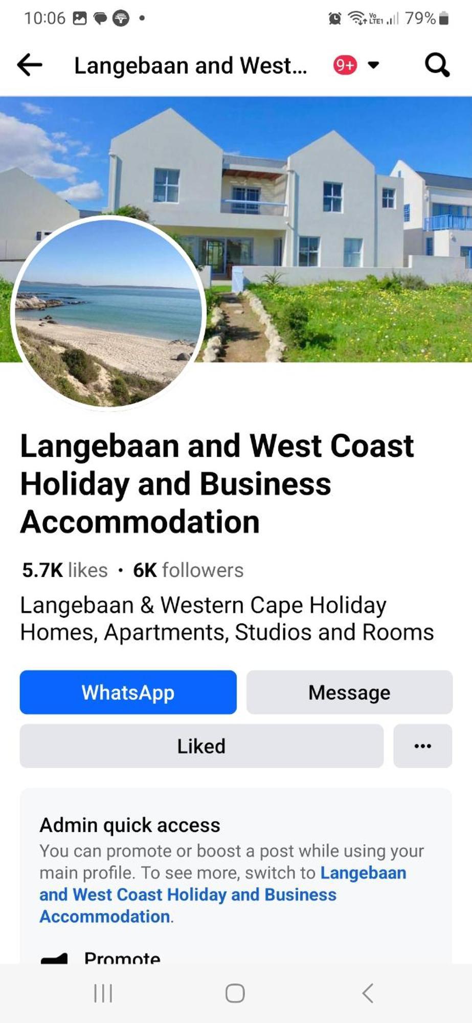 Perfect 10 - 10 To 13 Sleeper Luxury Holiday Home Breakage Deposit Of R2500 Per Weekend Lease Langebaan Eksteriør bilde